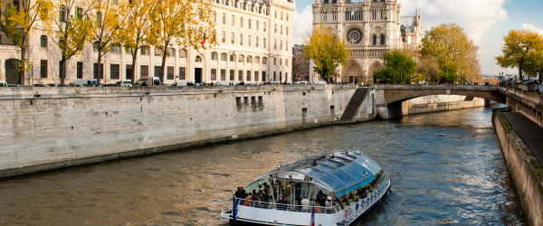 See Paris while cruising along the Seine